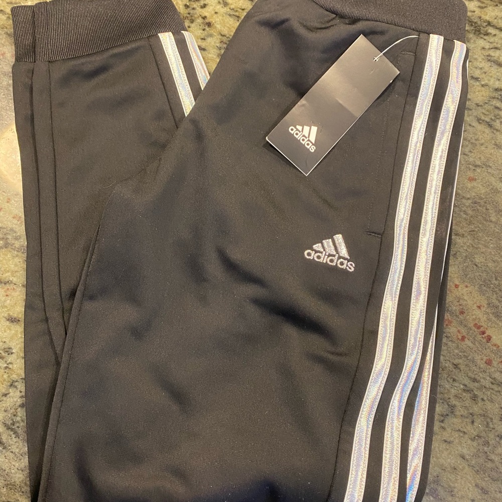 BNWT Girls Adidas Track pants.